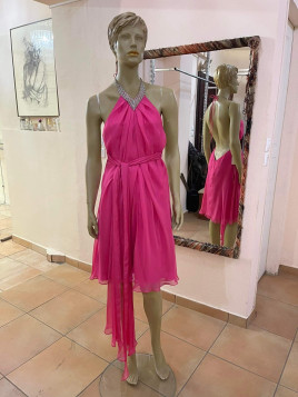 Φούξια φόρεμα